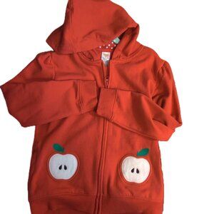 Gymboree - Cozy & Cute Apple Hoodie for Apple Picking or Everyday Wear - Size 10